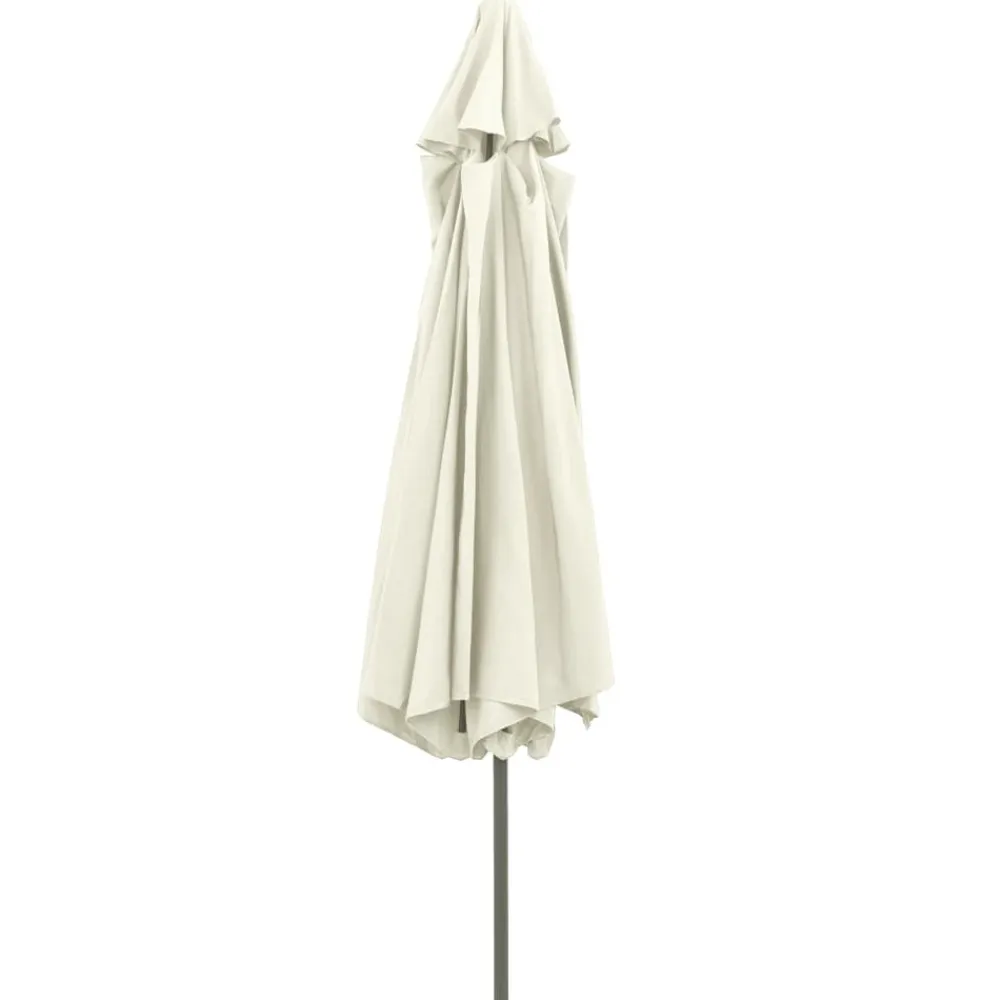 Maison Exclusive Parasols, Voiles D’Ombrage | - Parasol de jardin avec mât en métal 390 cm rouge bordeaux