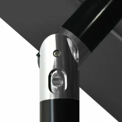 Maison Exclusive Parasols, Voiles D’Ombrage | - Parasol de jardin à 3 niveaux avec mât en aluminium anthracite