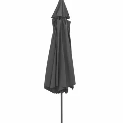 Maison Exclusive Parasols, Voiles D’Ombrage | - Parasol de jardin avec mât en métal 390 cm anthracite