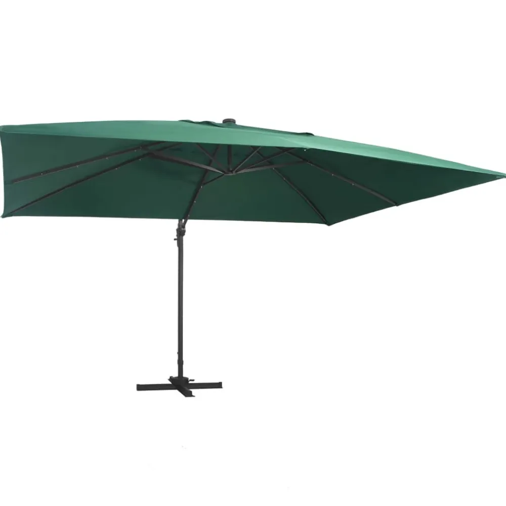 Maison Exclusive Parasols, Voiles D’Ombrage | - Parasol de jardin avec mât en acier bleu 180 cm