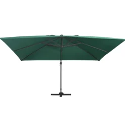 Maison Exclusive Parasols, Voiles D’Ombrage | - Parasol de jardin avec mât en acier bleu 180 cm