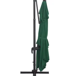 Maison Exclusive Parasols, Voiles D’Ombrage | - Parasol de jardin avec mât en acier bleu 180 cm