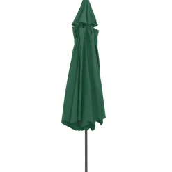 Maison Exclusive Parasols, Voiles D’Ombrage | - Parasol de jardin avec mât en métal 390 cm vert