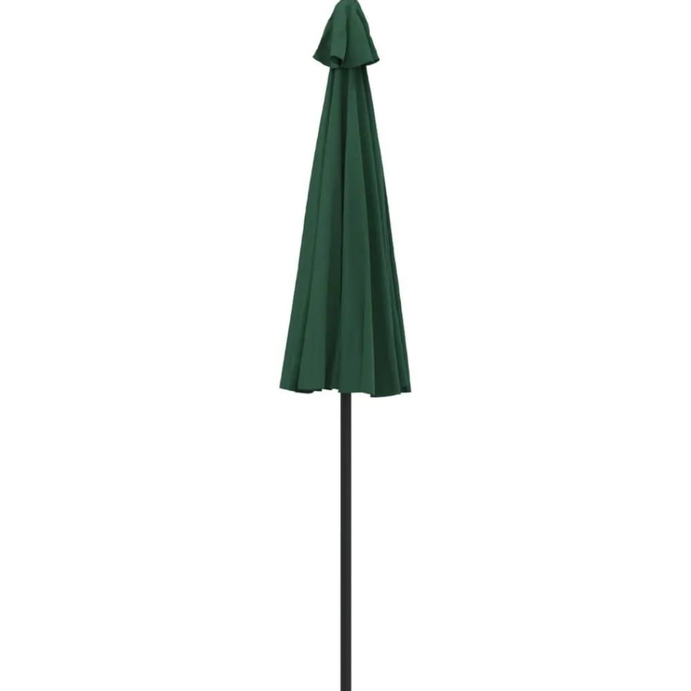Maison Exclusive - Parasol d'extérieur avec mât en aluminium 270 cm vert