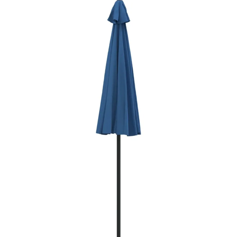 Maison Exclusive - Parasol d'extérieur avec mât en aluminium 500 cm bleu azuré Best