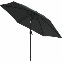 Maison Exclusive - Parasol d'extérieur avec poteau en métal 300 cm anthracite Discount