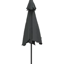 Maison Exclusive - Parasol d'extérieur avec poteau en métal 300 cm anthracite Discount