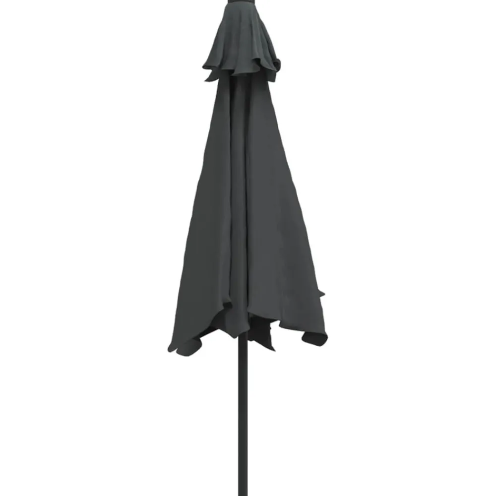 Maison Exclusive - Parasol d'extérieur avec poteau en métal 300 cm anthracite Discount