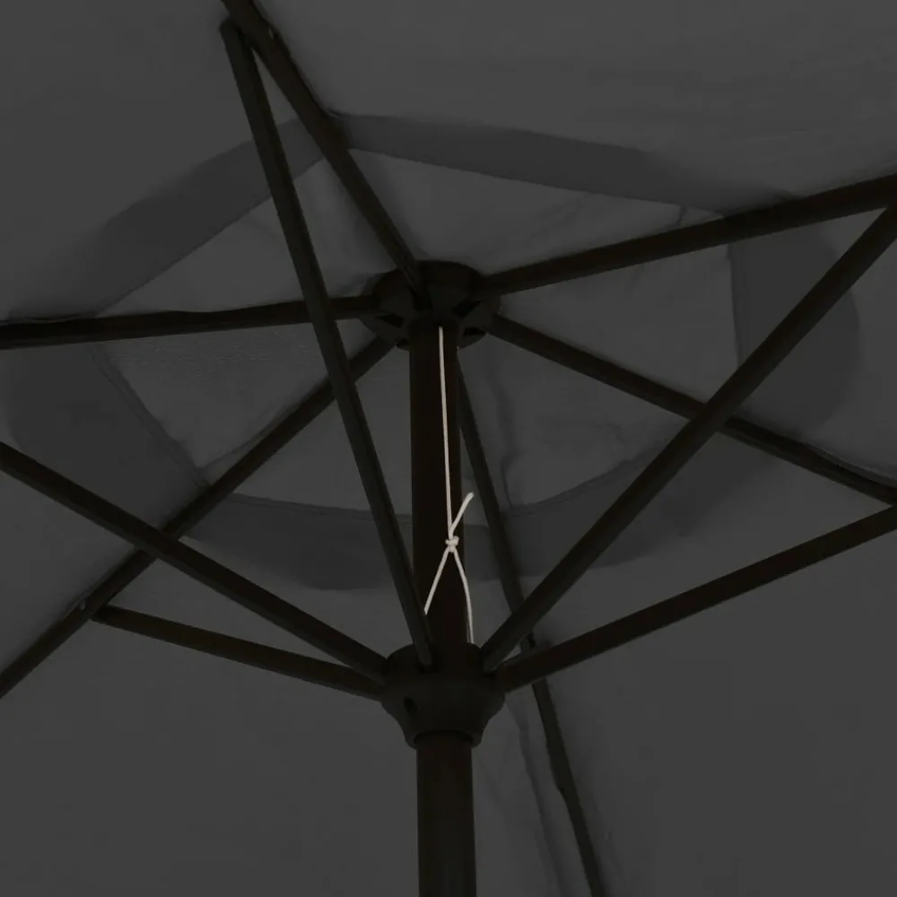 Maison Exclusive - Parasol d'extérieur avec poteau en métal 300 cm anthracite Discount