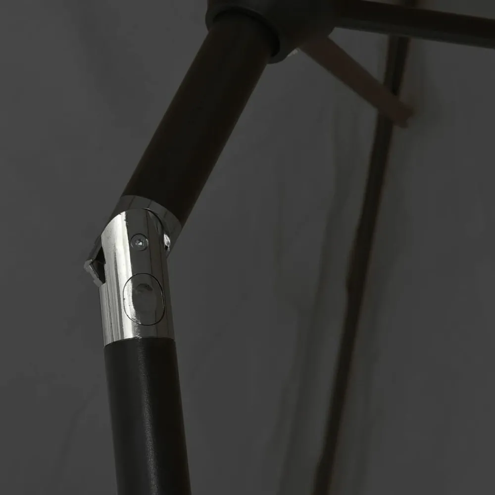 Maison Exclusive - Parasol d'extérieur avec poteau en métal 300 cm anthracite Discount