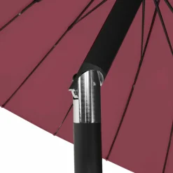 Maison Exclusive - Parasol d'extérieur avec mât en aluminium 270 cm rouge bordeaux Sale