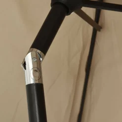 Maison Exclusive - Parasol d'extérieur avec poteau en métal 300 cm taupe Sale