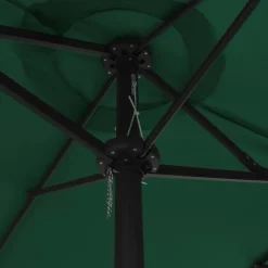 Maison Exclusive - Parasol d'extérieur et mât en aluminium 460x270 cm vert Best