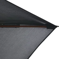 Maison Exclusive Parasols, Voiles D’Ombrage | - Parasol d'extérieur avec mât en bois 200x300 cm anthracite