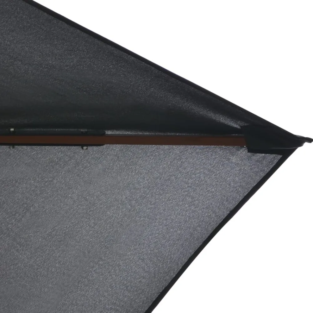 Maison Exclusive Parasols, Voiles D’Ombrage | - Parasol d'extérieur avec mât en bois 200x300 cm anthracite
