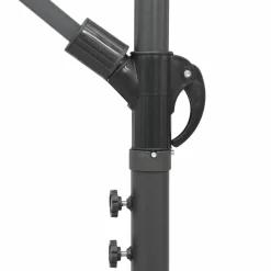 Maison Exclusive Parasols, Voiles D’Ombrage | - Parasol suspendu avec poteau anthracite 3 m