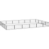 Maison Exclusive - Parc pour chien 20panneaux noir 100x50cm acier enduit de poudre Discount