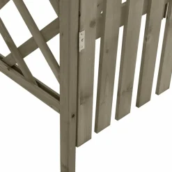 Maison Exclusive - Pergola avec portail 116x40x204 cm gris bois de sapin massif New