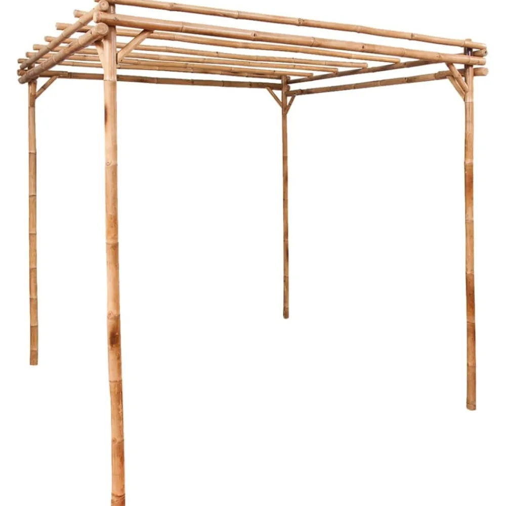 Maison Exclusive Pergolas, Tonnelles, Barnums | - Pergola bambou 170x170x220 cm