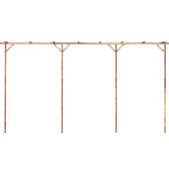 Maison Exclusive - Pergola bambou 385x40x205 cm Discount