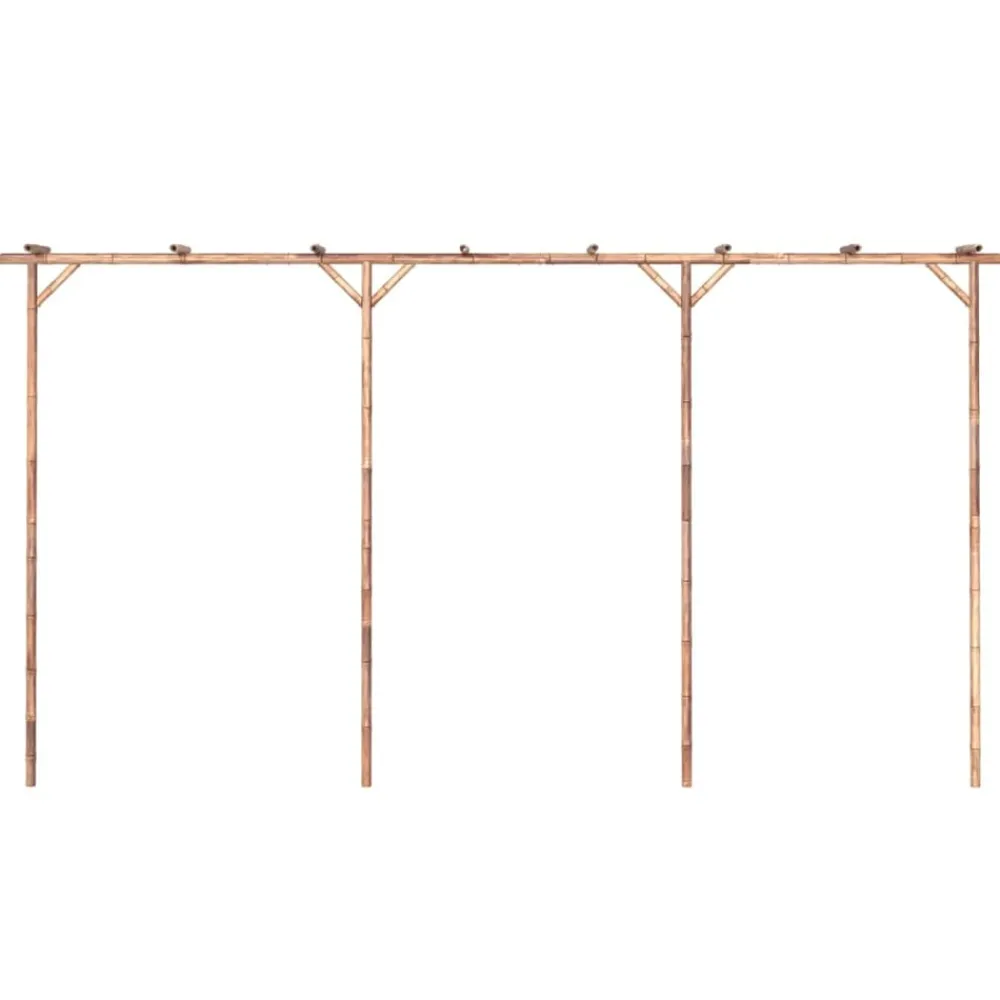 Maison Exclusive - Pergola bambou 385x40x205 cm Discount