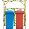 Maison Exclusive - Pergola de jardin pour poubelles doubles bois de pin imprégné