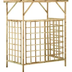 Maison Exclusive - Pergola de jardin pour poubelles doubles bois de pin imprégné