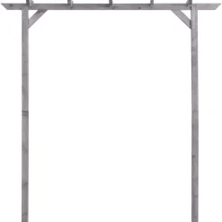 Maison Exclusive - Pergola de jardin gris 200x40x205 cm bois de pin imprégné New