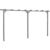 Maison Exclusive - Pergola de jardin gris 400x40x205 cm bois de pin imprégné Best
