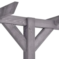 Maison Exclusive - Pergola de jardin gris 400x40x205 cm bois de pin imprégné Best