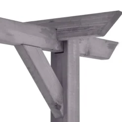Maison Exclusive - Pergola de jardin gris 400x40x205 cm bois de pin imprégné Best
