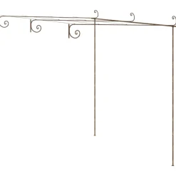 Maison Exclusive - Pergola de jardin marron antique 3x3x2,5 m fer Best