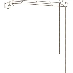 Maison Exclusive - Pergola de jardin marron antique 3x3x2,5 m fer Best