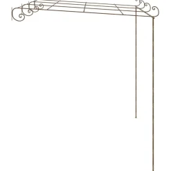 Maison Exclusive Pergolas, Tonnelles, Barnums | - Pergola de jardin marron antique 4x3x2,5 m fer