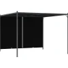 Maison Exclusive - Pergola de jardin avec toit rétractable 3x3 m anthracite Clearance