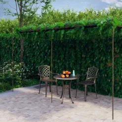 Maison Exclusive - Pergola de jardin marron antique 6x3x2,5 m fer Online