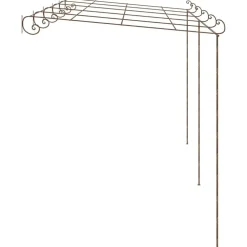 Maison Exclusive - Pergola de jardin marron antique 6x3x2,5 m fer Online