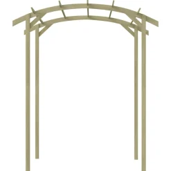 Maison Exclusive - Pergola de jardin 180x197x210 cm bois de pin imprégné Discount
