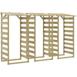 Maison Exclusive Pergolas, Tonnelles, Barnums | - Pergolas avec toits 3 pcs 100x90x200 cm bois de pin imprégné