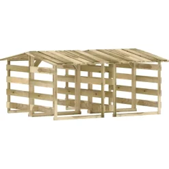 Maison Exclusive Pergolas, Tonnelles, Barnums | - Pergolas avec toits 4 pcs 100x90x100 cm bois de pin imprégné