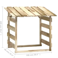 Maison Exclusive Pergolas, Tonnelles, Barnums | - Pergolas avec toits 2 pcs 100x90x100 cm bois de pin imprégné