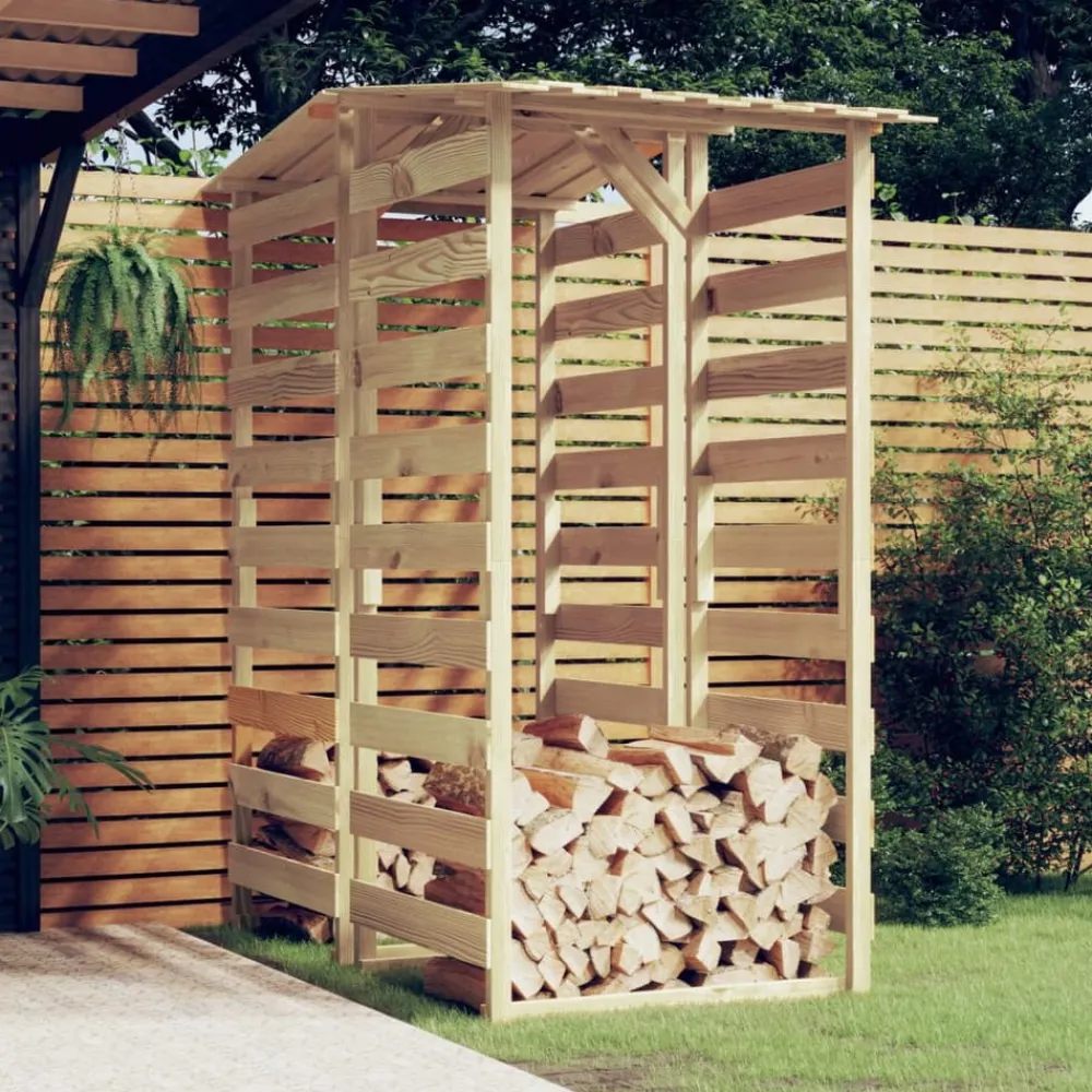 Maison Exclusive Pergolas, Tonnelles, Barnums | - Pergolas avec toits 2 pcs 100x90x200 cm bois de pin imprégné