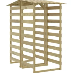 Maison Exclusive Pergolas, Tonnelles, Barnums | - Pergolas avec toits 2 pcs 100x90x200 cm bois de pin imprégné