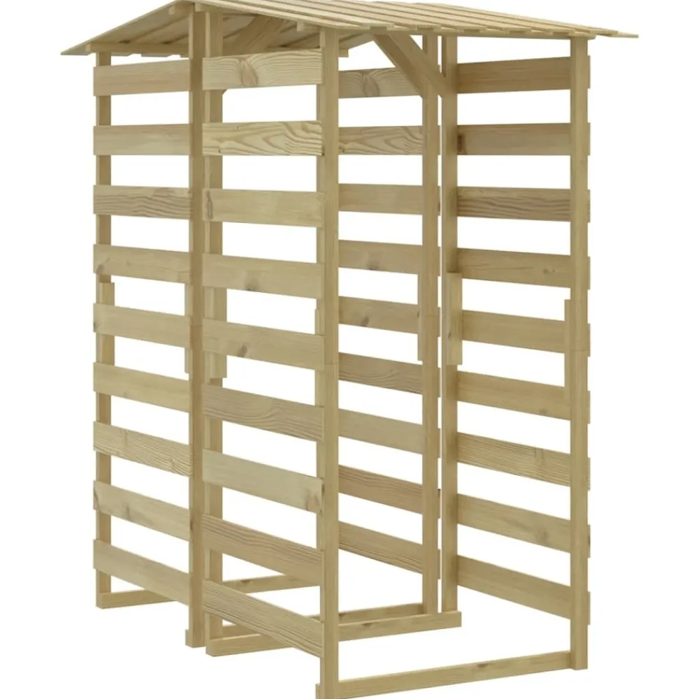 Maison Exclusive Pergolas, Tonnelles, Barnums | - Pergolas avec toits 2 pcs 100x90x200 cm bois de pin imprégné