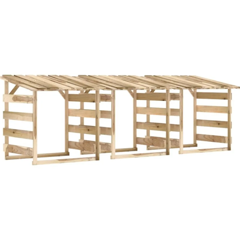 Maison Exclusive Pergolas, Tonnelles, Barnums | - Pergolas avec toits 3 pcs 100x90x100 cm bois de pin imprégné