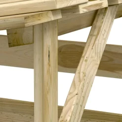 Maison Exclusive Pergolas, Tonnelles, Barnums | - Pergolas avec toits 3 pcs 100x90x100 cm bois de pin imprégné