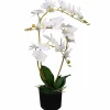 Maison Exclusive Plantes Artificielles | - Plante artificielle avec pot orchidée 65 cm blanc