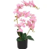 Maison Exclusive Plantes Artificielles | - Plante artificielle avec pot orchidée 65 cm rose