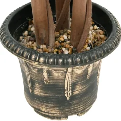 Maison Exclusive - Plante de buis artificiel avec pot forme de boule vert 119 cm Online