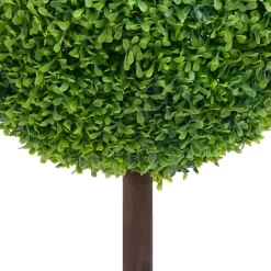 Maison Exclusive Plantes Artificielles | - Plante de buis artificiel avec pot forme de boule vert 71 cm